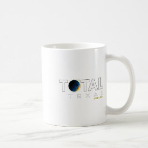 Texas April 8 Total Solar Eclipse 2024 Coffee Mug