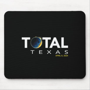 Texas April 8 Total Solar Eclipse 2024  Mouse Pad