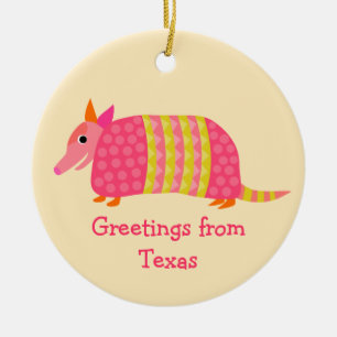 Texas Armadillo Ornament