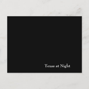 Texas at Night Postcard