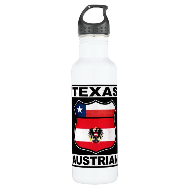 Texas Austrian American 710 Ml Water Bottle (Front)