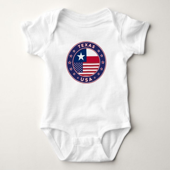 Texas Baby Bodysuit (Front)