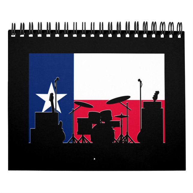 Texas Band On Stage Calendar (Cover)