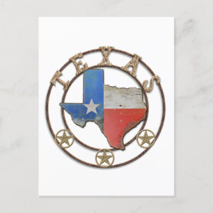 Texas Barn Art Postcard