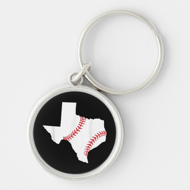 Texas Baseball State funny Texas Baseball  Key Ring (Front)