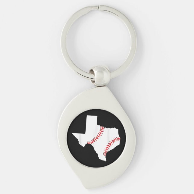 Texas Baseball State funny Texas Baseball  Key Ring (Front)