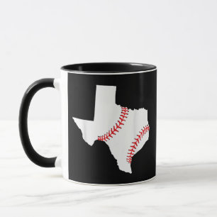 Texas Baseball State funny Texas Baseball Mug