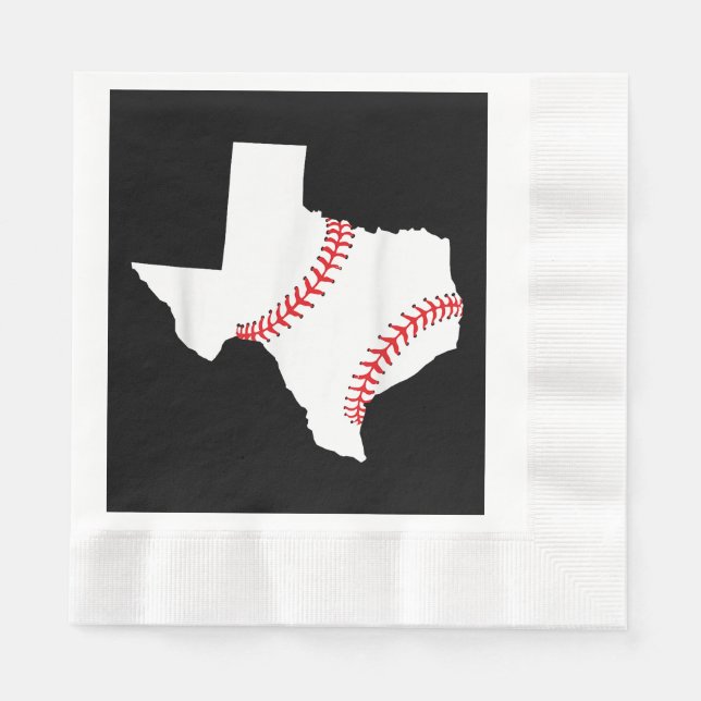 Texas Baseball State funny Texas Baseball  Napkin (Front)