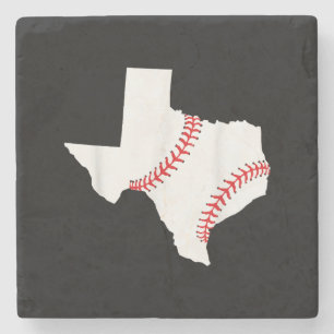 Texas Baseball State funny Texas Baseball Stone Coaster