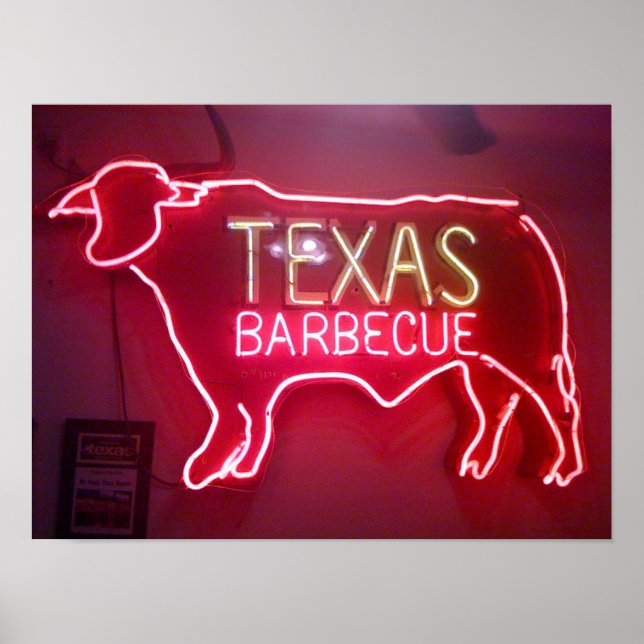 "Texas BBQ" Poster (Front)