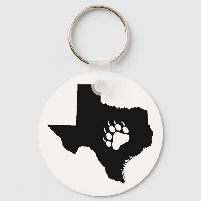 Texas Bear Key Ring (Front)