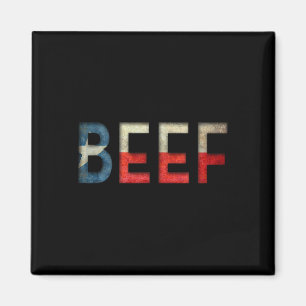 Texas Beef The Heart Of Rbecue Magnet