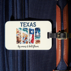 Texas – Big Waves & Bold Flavour Luggage Tag
