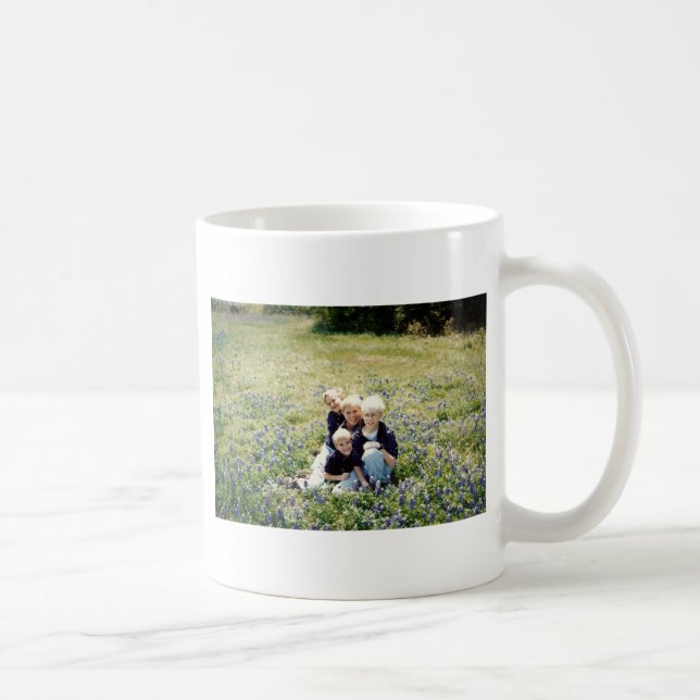 Texas Bluebonnet Boys Coffee Mug (Right)