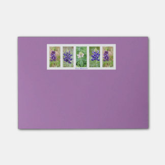 Texas Bluebonnet Collage Notes