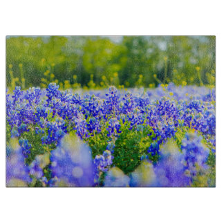 Texas Bluebonnet cutting board
