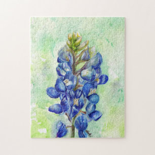 Texas Bluebonnet Flower Puzzle