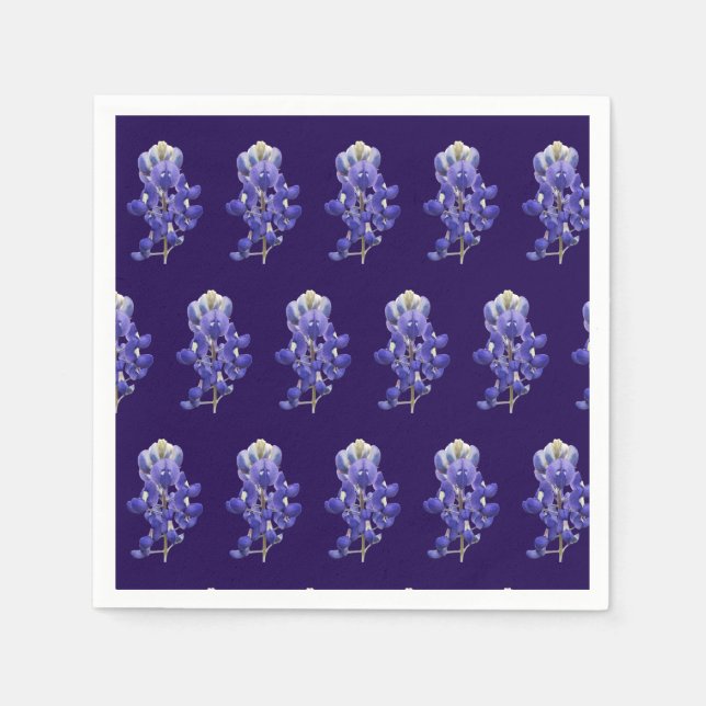 Texas Bluebonnet Napkin (Front)