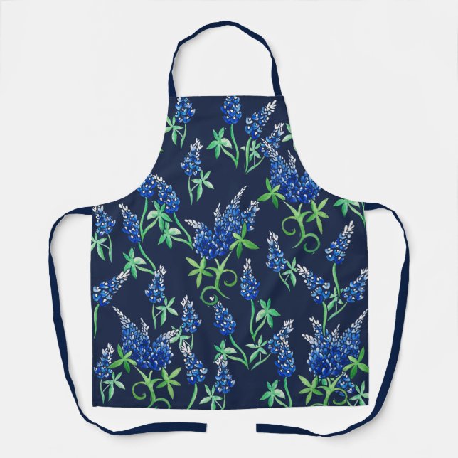 Texas Bluebonnets Apron (Front)