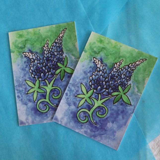 Texas Bluebonnets Business Card (Creator Uploaded)
