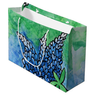 Texas Bluebonnets Large Gift Bag
