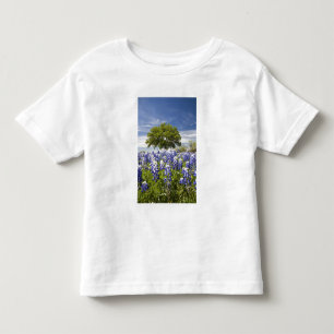 Texas bluebonnets(lupinus texensis) and oak toddler T-Shirt