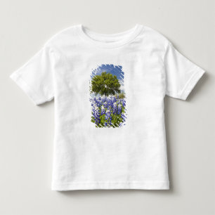Texas bluebonnets(lupinus texensis) and oak toddler T-Shirt