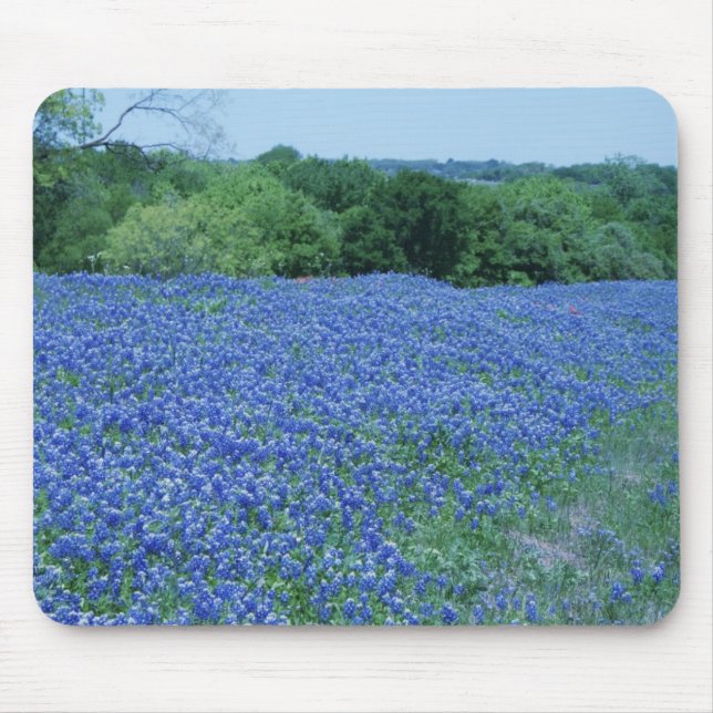 Texas Bluebonnets Mouse Pad (Front)