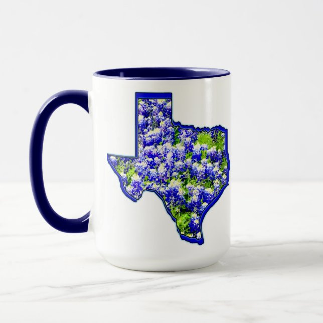 TEXAS BLUEBONNETS MUG (Left)