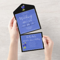 Texas Bluebonnets on Blue, Spring Wedding