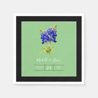 Texas Bluebonnets on Sage, Spring Wedding