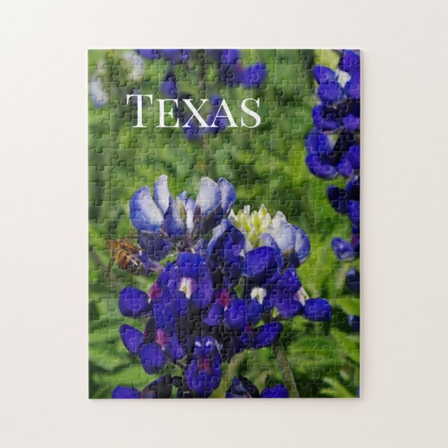Texas Bluebonnets Puzzle (Vertical)