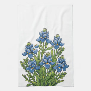 Texas Bluebonnets                                  Tea Towel