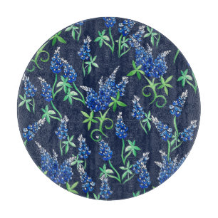 Texas Bluebonnets Texan Cutting Board