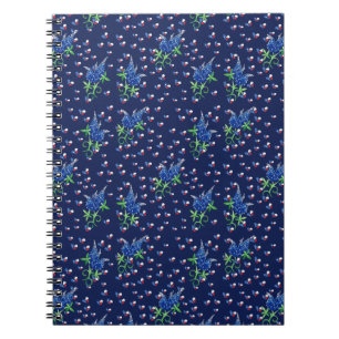 Texas Bluebonnets Texan Lone star  Notebook