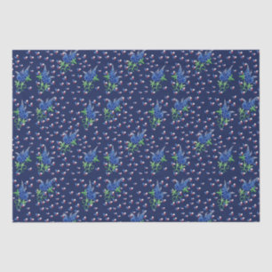 Texas Bluebonnets Texan Lone star state Tissue Paper