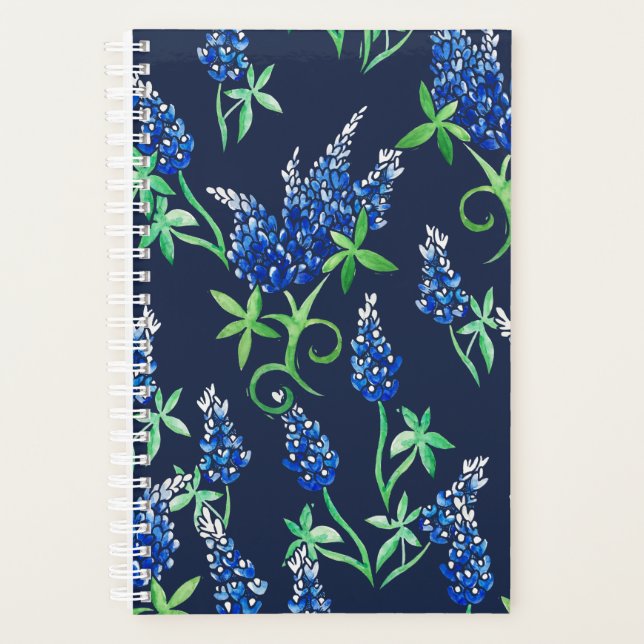 Texas Bluebonnets Texan State Flower Bluebonnet Planner (Front)