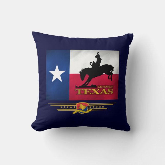 Texas Born & Bred Cushion (Front)