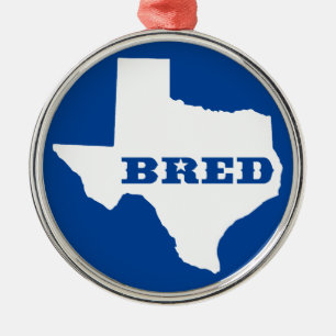 Texas Bred Metal Tree Decoration