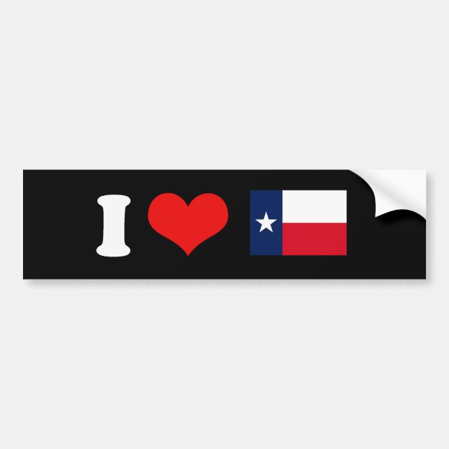 TEXAS BUMPER STICKER (Front)