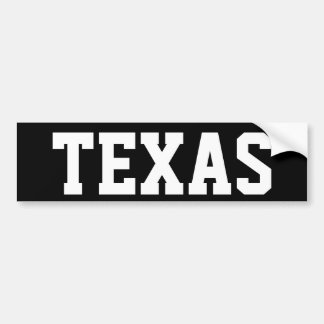 Texas Bumper Sticker