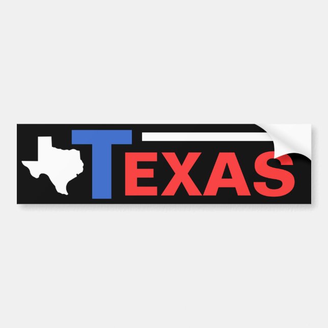 Texas Bumper Sticker (Front)