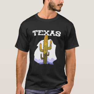 Texas Cactus Retro Country T-Shirt