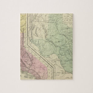 Texas, California Jigsaw Puzzle
