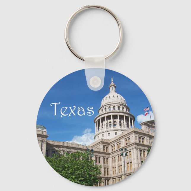 Texas Capital Building Keychain (Front)