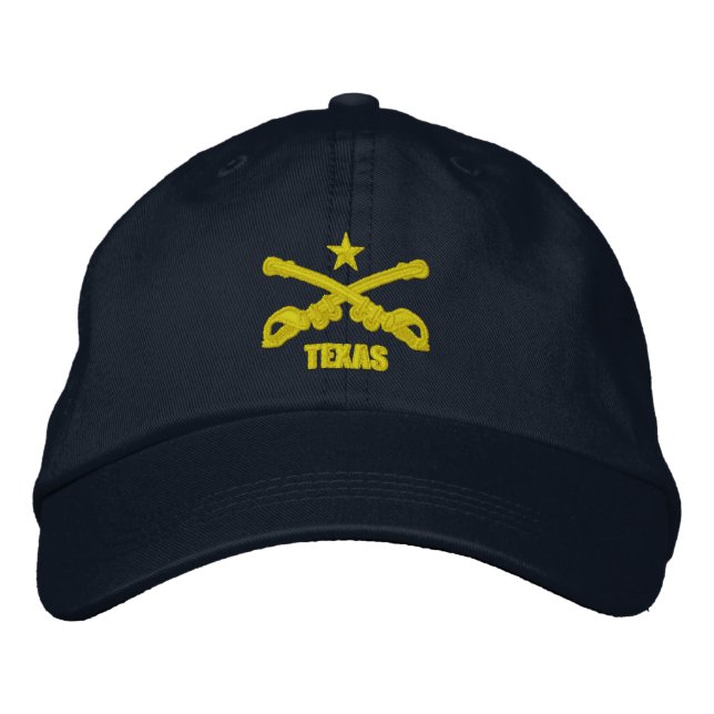 Texas Cavalry (Embroidered) Embroidered Hat (Front)