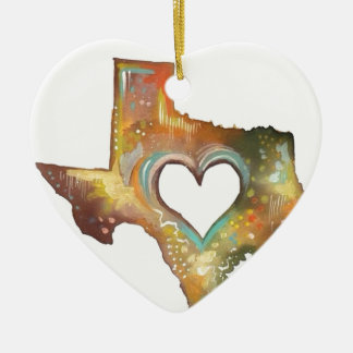 Texas Ceramic Ornament