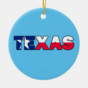 Texas Ceramic Ornament