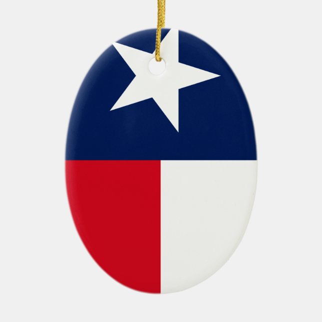 TEXAS CERAMIC TREE DECORATION (Front)