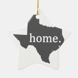 Texas Ceramic Tree Decoration